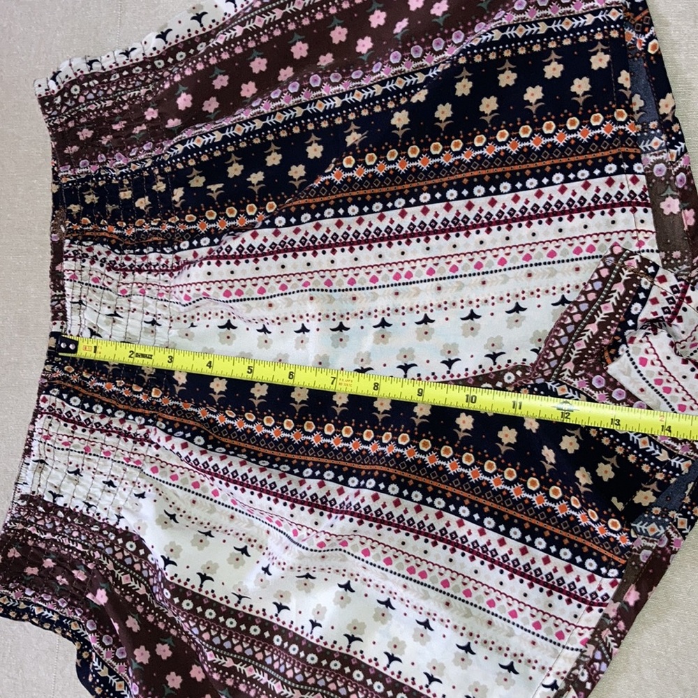 Boho Elastic Waist Shorts size‎ M - Picture 5 of 5